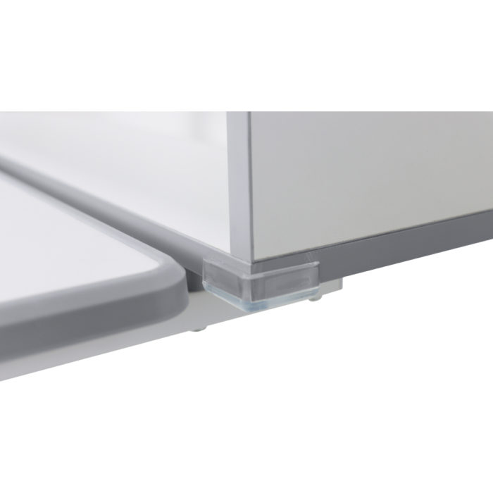 Birou şi scaun crescător, gri/alb, set ZION [30]