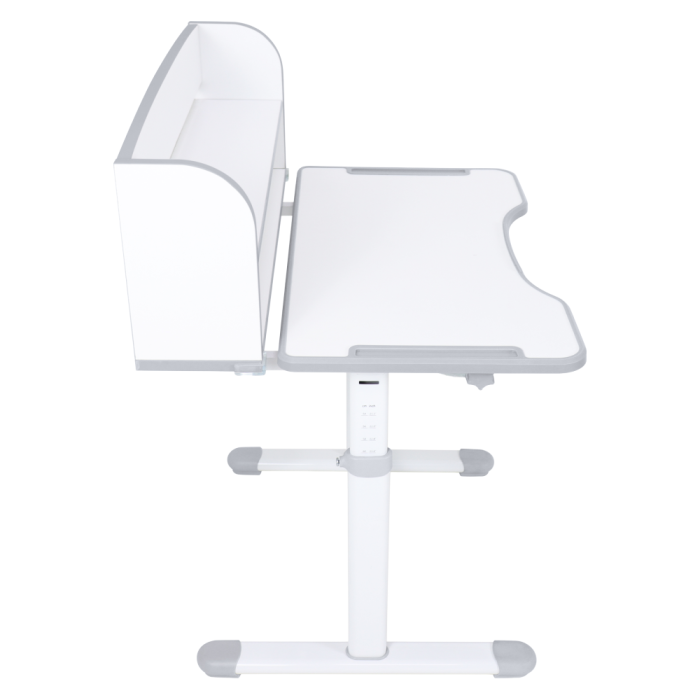 Birou şi scaun crescător, gri/alb, set ZION [16]