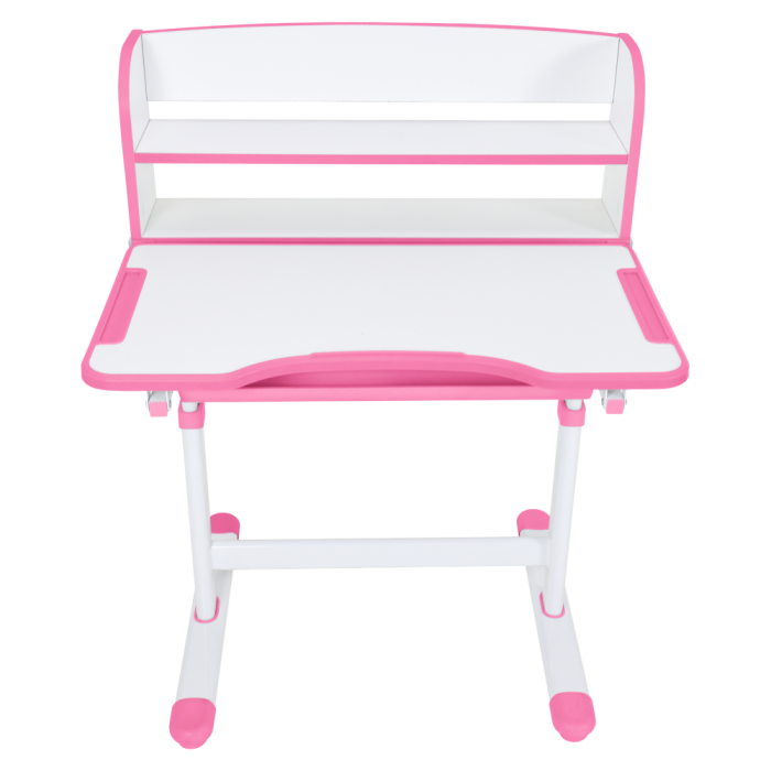 Birou şi scaun pentru creştere, roz/alb, set ZION [23]