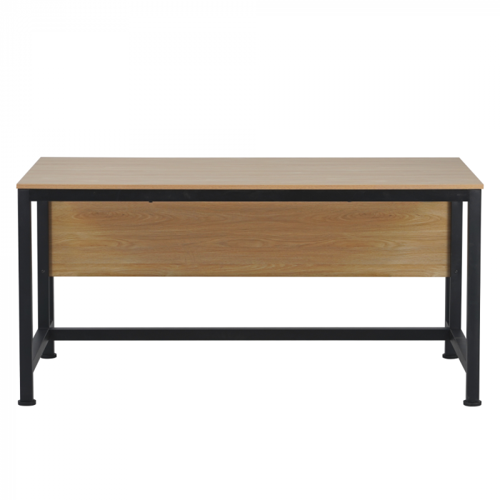 Birou, stejar/negru, 150x80 cm, KILIS NEW [2]
