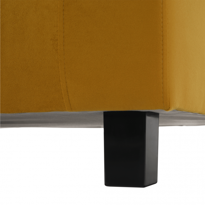 Canapea complet tapiţată, ţesătură muştar, LUANA [5]