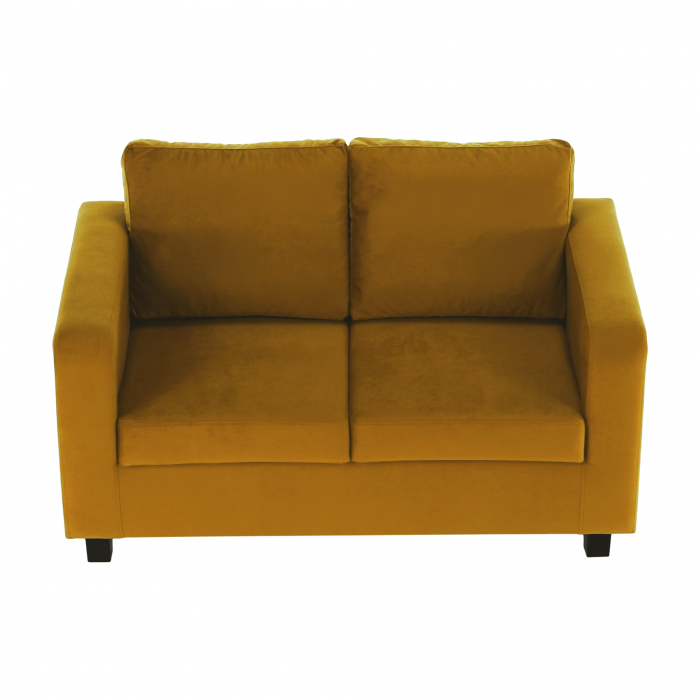 Canapea complet tapiţată, ţesătură muştar, LUANA [11]