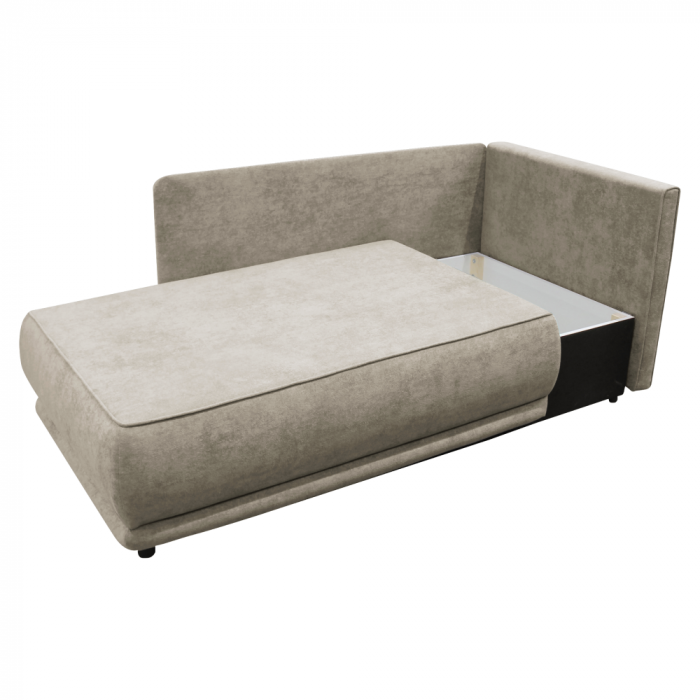 Canapea extensibilă, bej gri Taupe, pe dreapta, LIAMI [4]