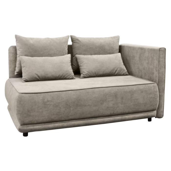 Canapea extensibilă, bej gri Taupe, pe dreapta, LIAMI [3]