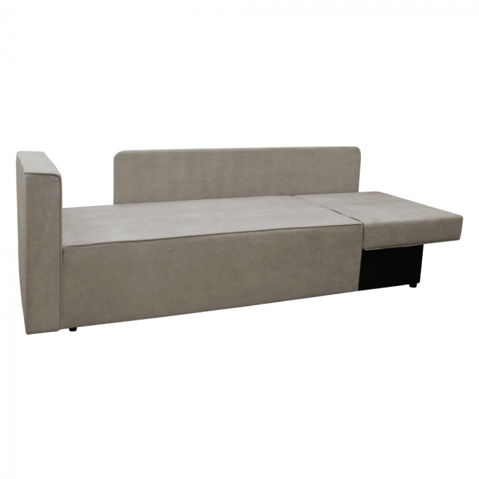 Canapea extensibilă, bej gri Taupe, pe dreapta, PEGY P [3]