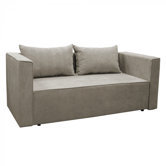 Canapea extensibilă, bej gri Taupe, pe dreapta, PEGY P [1]