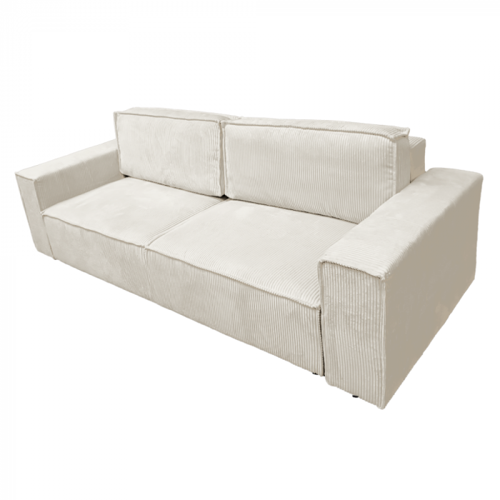 Canapea extensibilă, crem, HARPERA BIG SOFA [4]