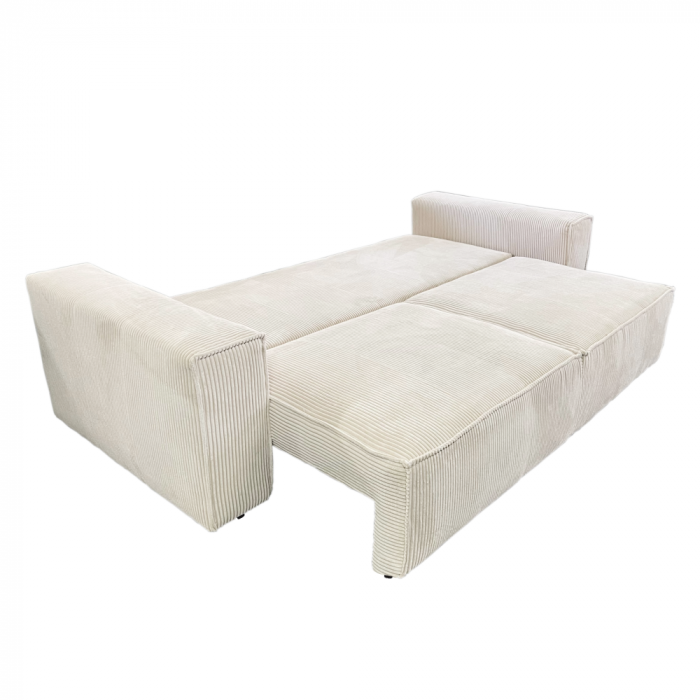Canapea extensibilă, crem, HARPERA BIG SOFA [6]