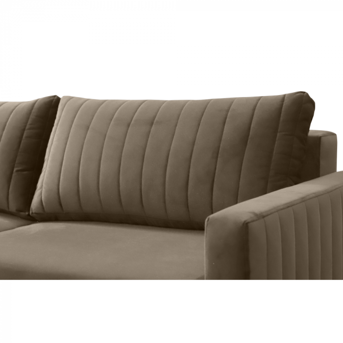 Canapea extensibilă, gri-bej Taupe, PALEM [4]
