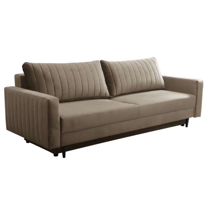 Canapea extensibilă, gri-bej Taupe, PALEM [1]