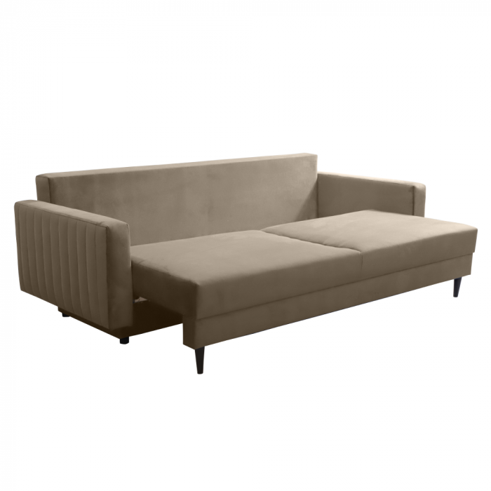 Canapea extensibilă, gri-bej Taupe, PALEM [3]