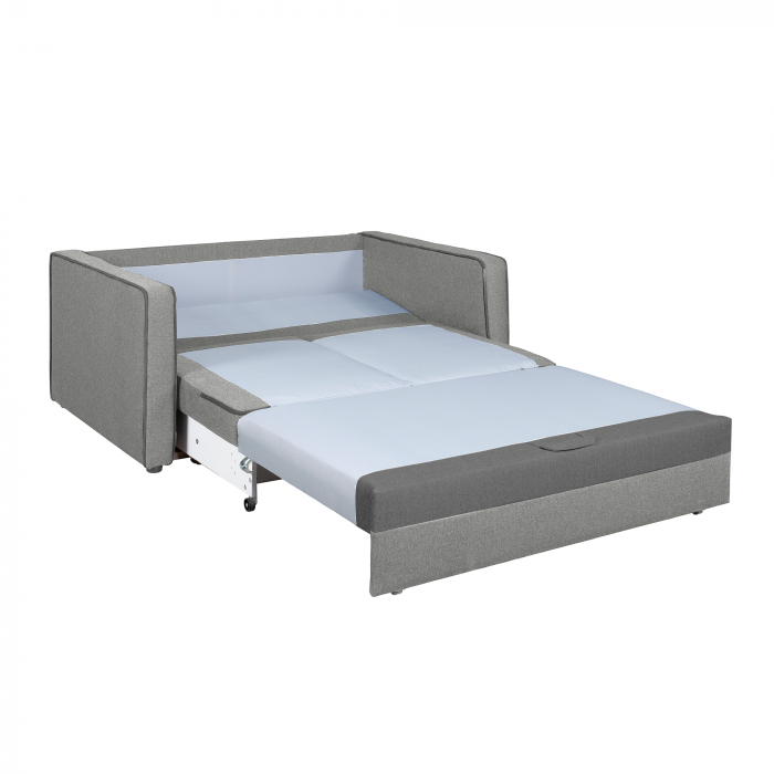Canapea extensibilă, gri deschis/gri, DADA [6]