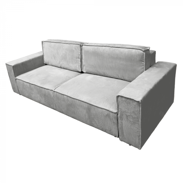Canapea extensibilă, gri deschis, HARPERA BIG SOFA [6]