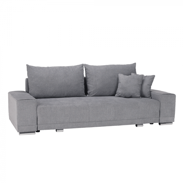 Canapea extensibilă, gri deschis, KEVAN BIG SOFA [1]