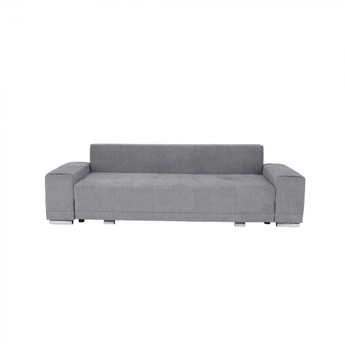 Canapea extensibilă, gri deschis, KEVAN BIG SOFA [22]