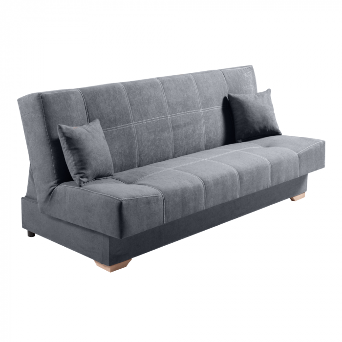 Canapea extensibilă, gri, GINY [1]