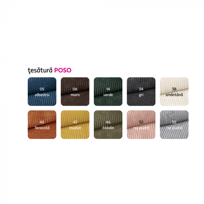 Canapea extensibilă, gri-maro Taupe, ROSELYN [2]