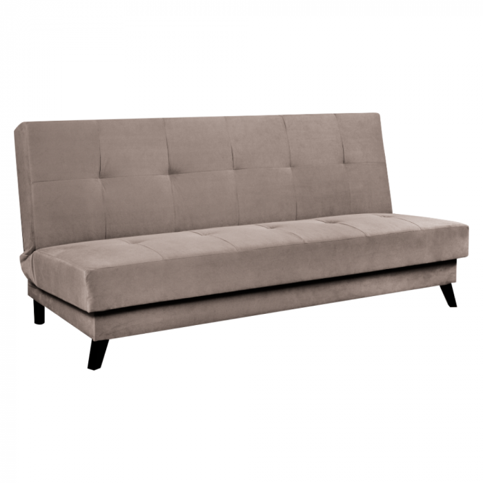 Canapea extensibilă, gri-maro Taupe, SIDE [1]
