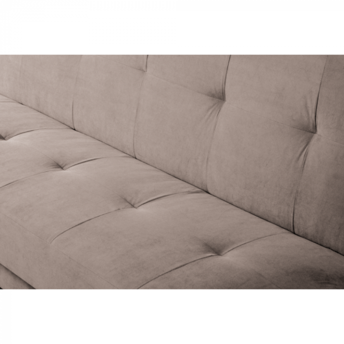 Canapea extensibilă, gri-maro Taupe, SIDE [7]