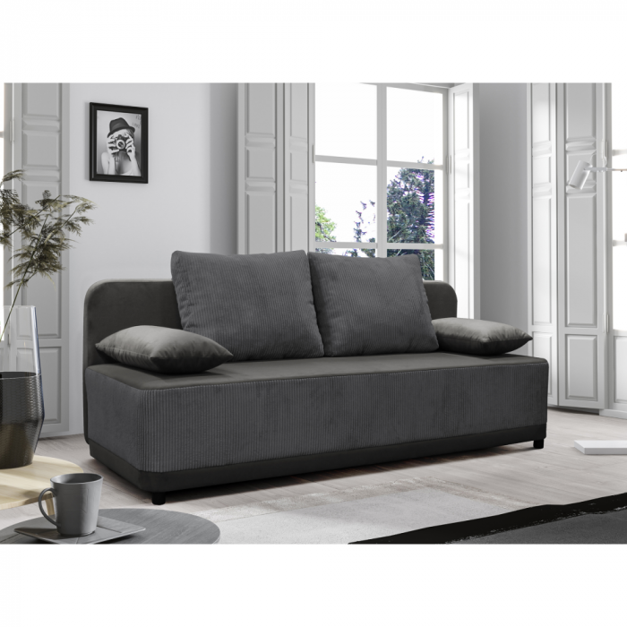 Canapea extensibilă, gri, SENTY [5]