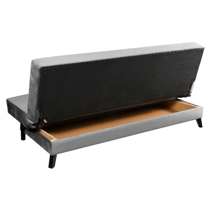 Canapea extensibilă, gri, SIDE [5]