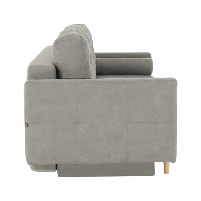 Canapea extensibilă, gri textil  Queens, AURELIA [25]