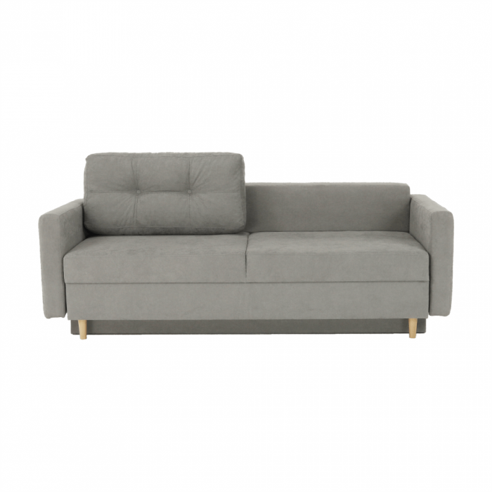 Canapea extensibilă, gri textil  Queens, AURELIA [6]