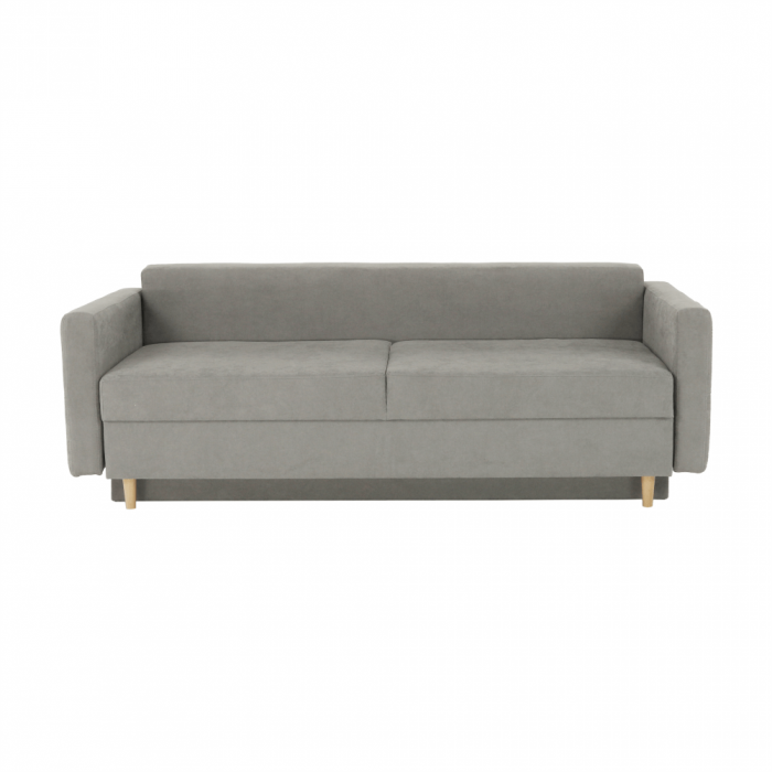 Canapea extensibilă, gri textil  Queens, AURELIA [4]