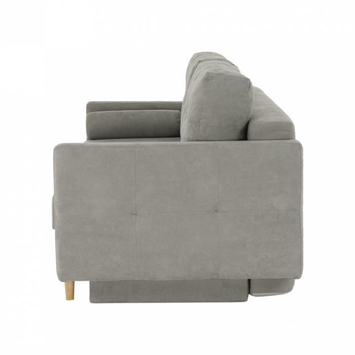 Canapea extensibilă, gri textil  Queens, AURELIA [3]