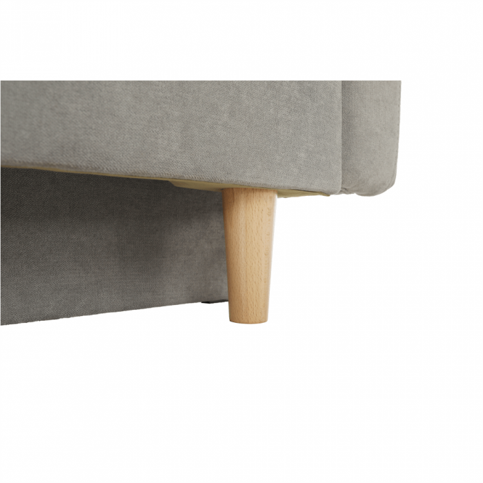 Canapea extensibilă, gri textil  Queens, AURELIA [15]