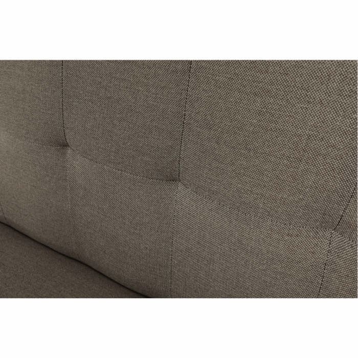 Canapea extensibilă, material gri-maro taupe, OTISA [4]