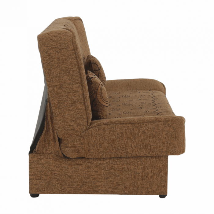 Canapea extensibilă, material textil auriu/model, ASIA NEW [6]