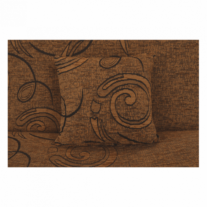 Canapea extensibilă, material textil auriu/model, ASIA NEW [17]