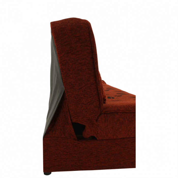 Canapea extensibilă, material textil cărămiziu/model, ASIA NEW [14]