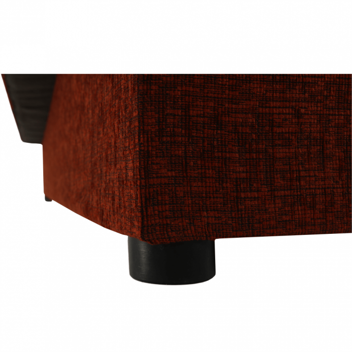 Canapea extensibilă, material textil cărămiziu/model, ASIA NEW [12]