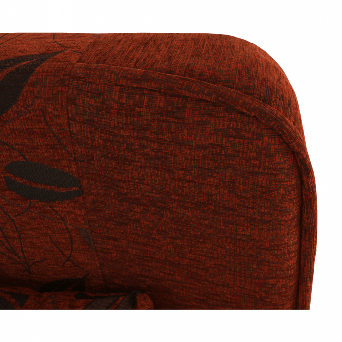 Canapea extensibilă, material textil cărămiziu/model, ASIA NEW [11]