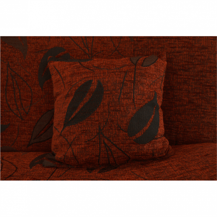 Canapea extensibilă, material textil cărămiziu/model, ASIA NEW [13]