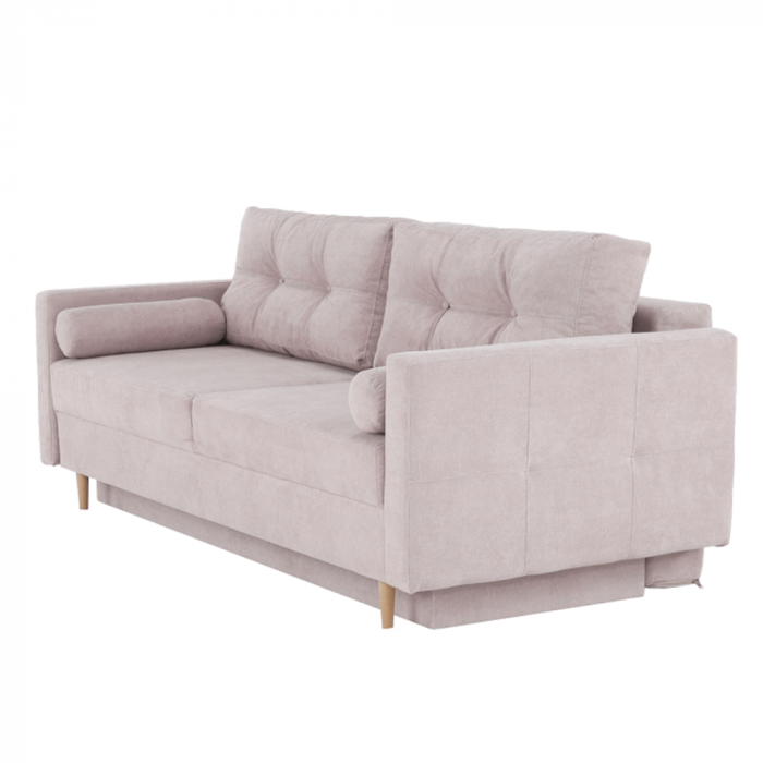 Canapea extensibilă, roz antic textil Queens, AURELIA [7]