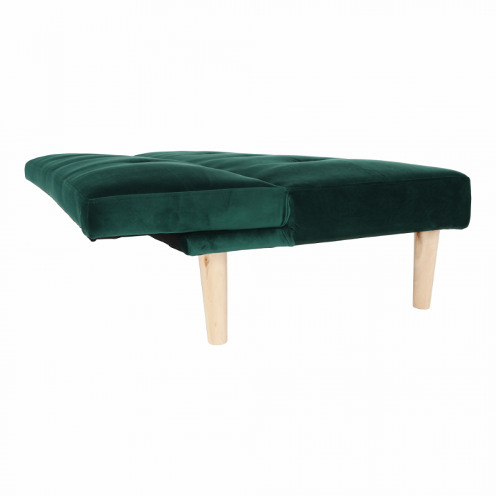 Canapea extensibilă, smarald/stejar, ALIDA [13]