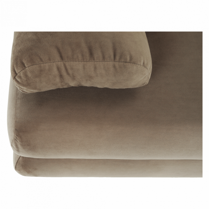 Canapea extensibilă, textil capuccino/bej, CLIV [4]