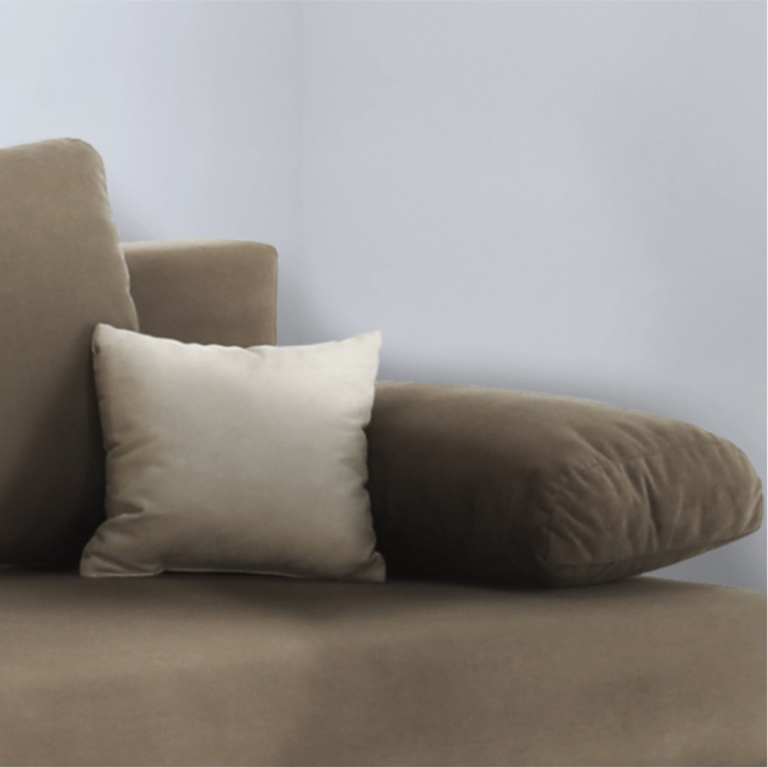 Canapea extensibilă, textil capuccino/bej, CLIV [9]