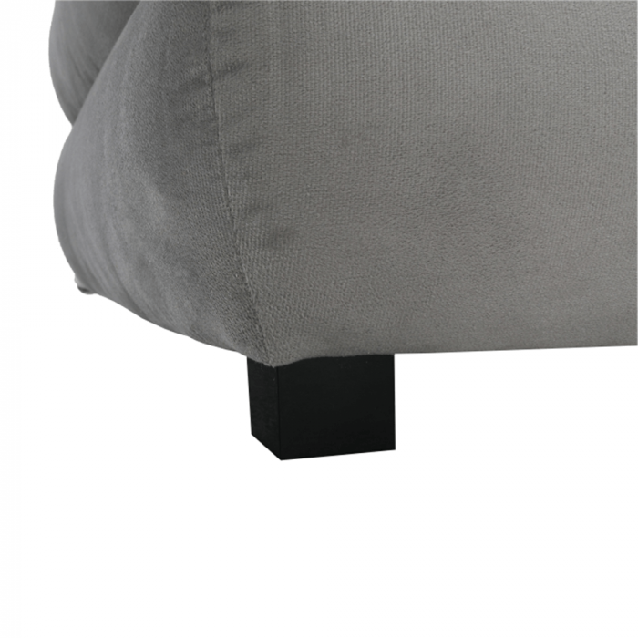 Canapea extensibilă, textil gri/turcoaz, CLIV [8]