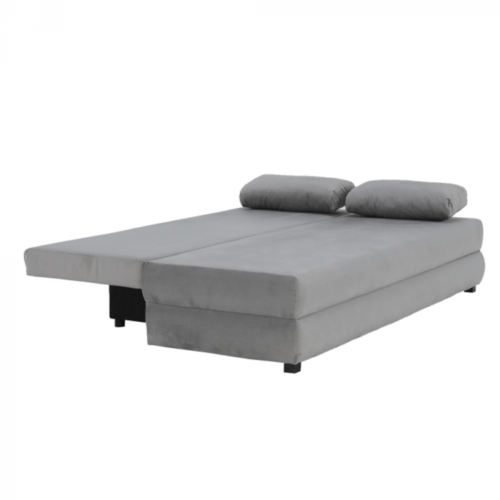 Canapea extensibilă, textil gri/turcoaz, CLIV [3]