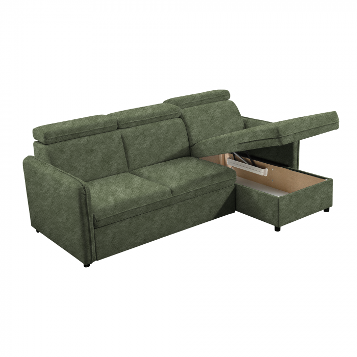 Canapea extensibilă, verde, ALECHANDRO B ROH [4]