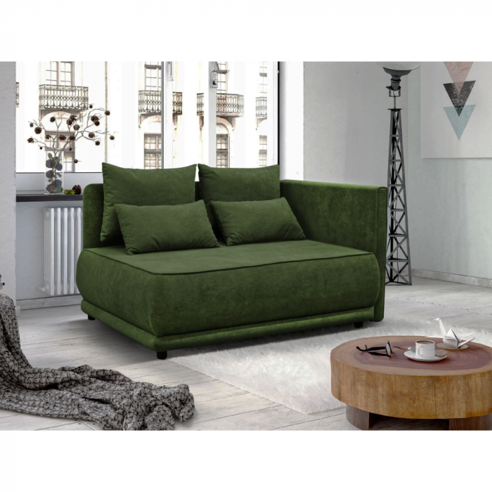 Canapea extensibilă, verde, LIAMI [2]