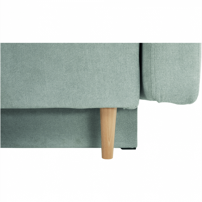 Canapea extensibilă, verde mentă textil Queens, AURELIA [15]