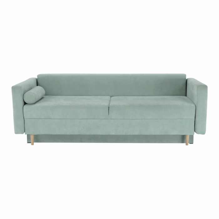Canapea extensibilă, verde mentă textil Queens, AURELIA [4]