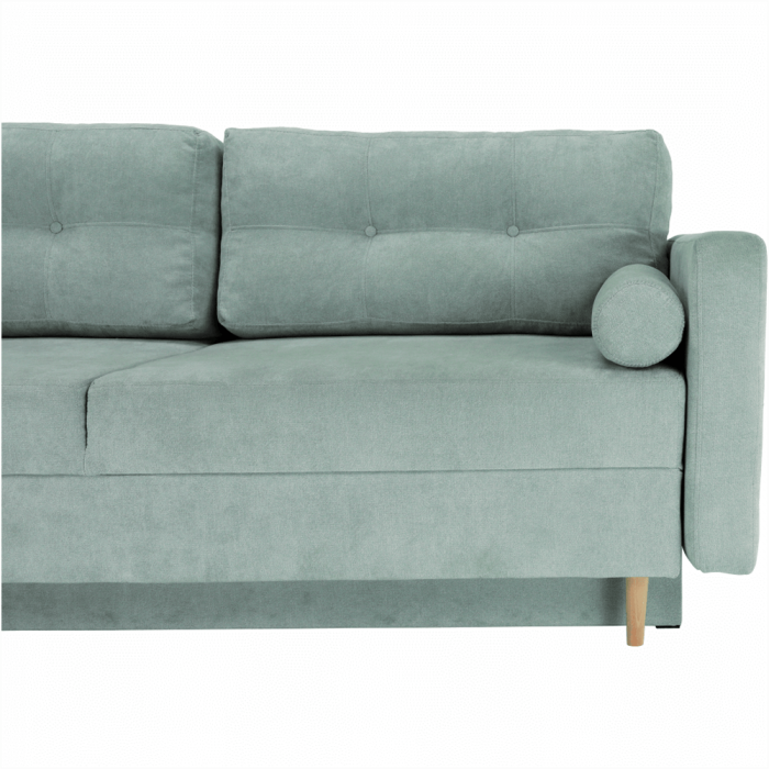 Canapea extensibilă, verde mentă textil Queens, AURELIA [10]