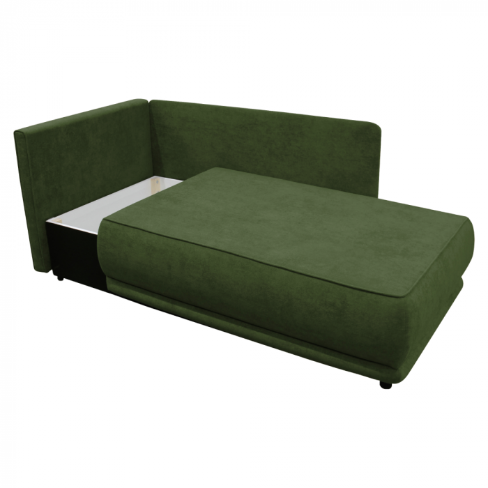 Canapea extensibilă, verde, pe stânga LIAMI [5]