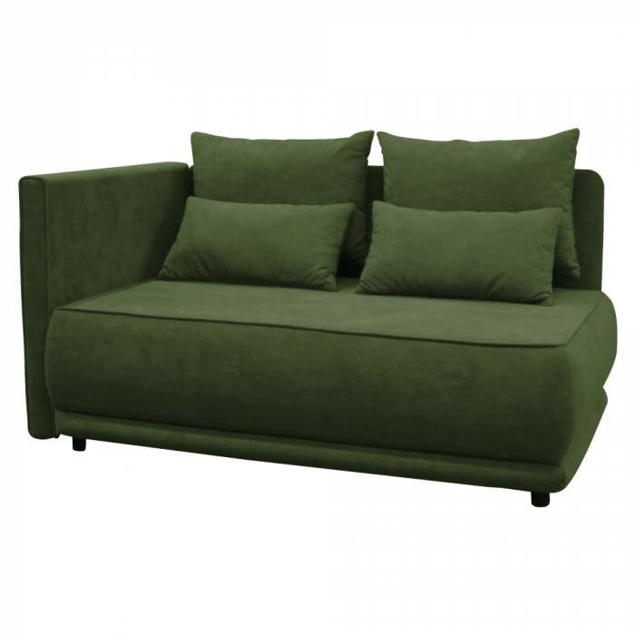 Canapea extensibilă, verde, pe stânga LIAMI [4]